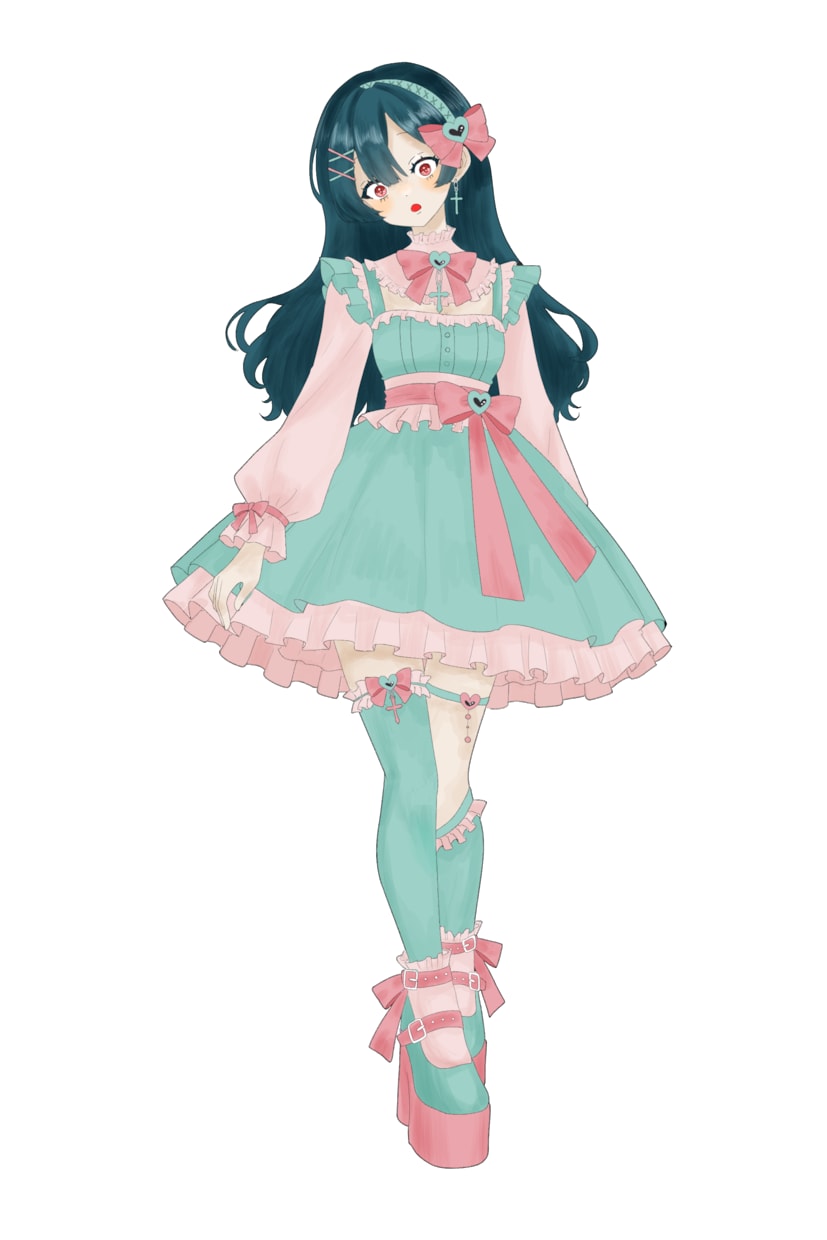 TRPG・Vtuber・ゲーム用立ち絵制作します 魅力が伝わる全身キャラクター立ち絵を制作 イメージ6