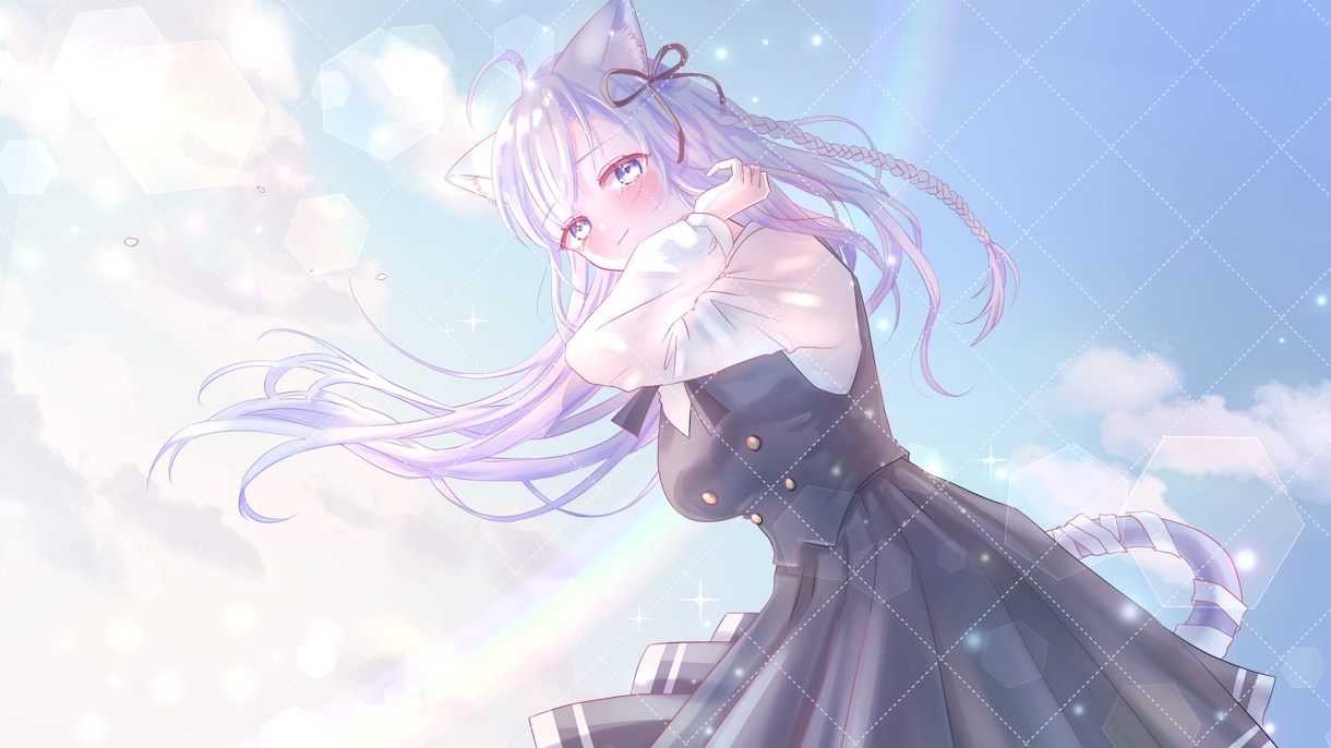 商用利用込❁⃘ふんわり可愛いイラスト描きます 無料であなただけのカワイイ衣装デザインします（ご希望者のみ) イメージ4