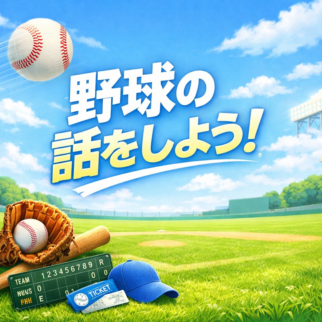 野球好き集まれ！元球児が野球談義で心を通わせます 球場で叫べないその想い、チャットでぶつけてスッキリしませんか イメージ2