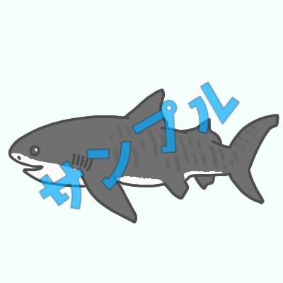 特徴捉えたゆるくてかわいい海洋生物アイコン描きます SNS・アイコン・グッズに★水族館 海 サメ 魚 動物好き等 イメージ6