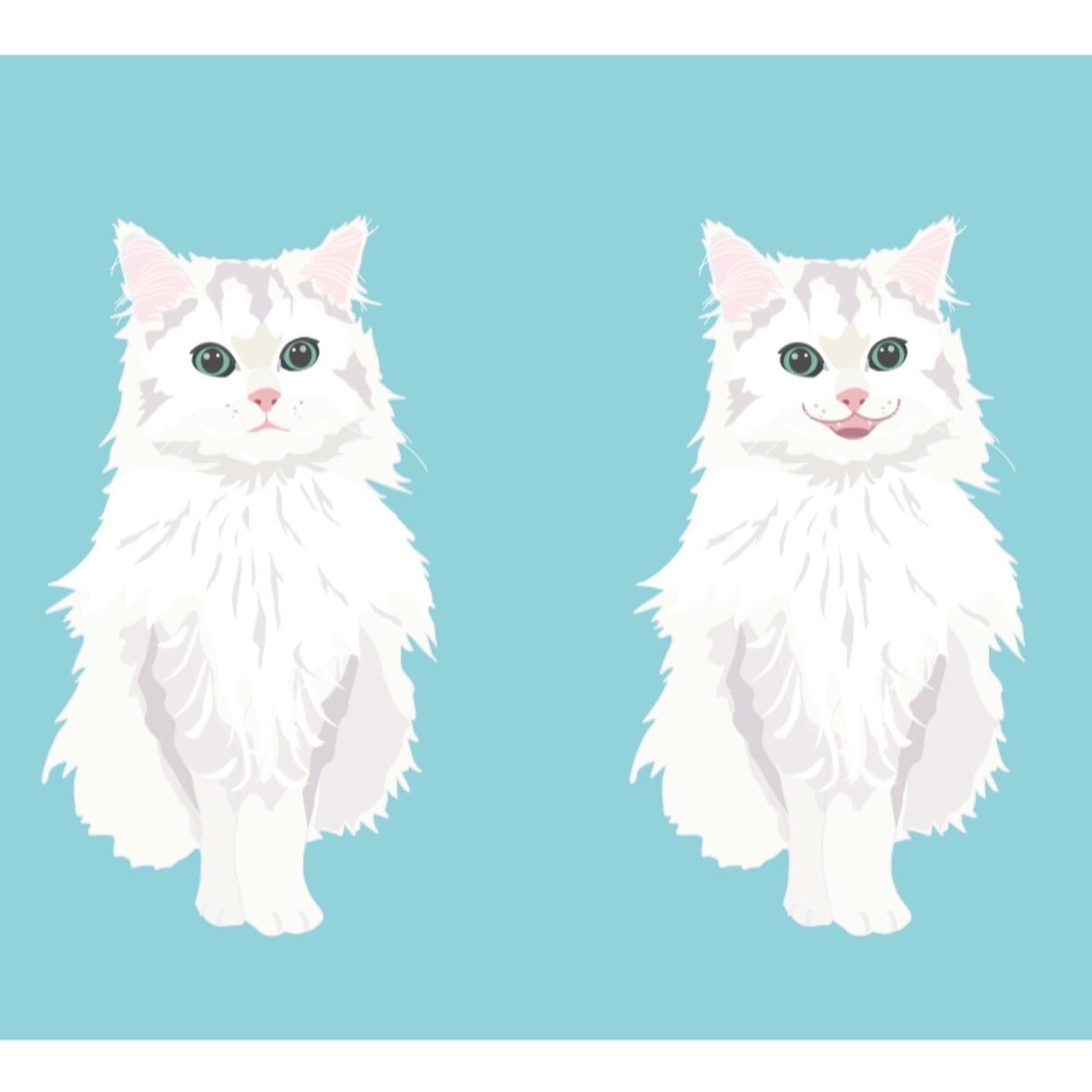 愛犬愛猫(ペット)を可愛くイラストにします 大好きなペットをデーター化して活用の幅を広げよう！ イメージ4