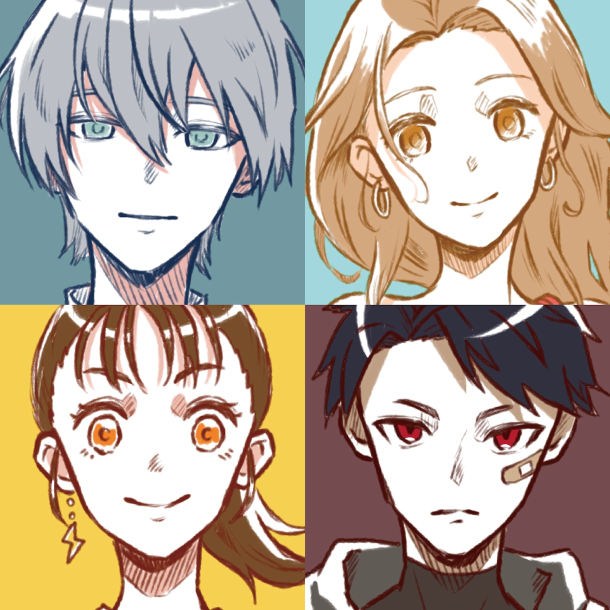 アイコンイラストを描きます 【初回10名様限定価格】かっこ可愛くシンプルに仕上げます イメージ1