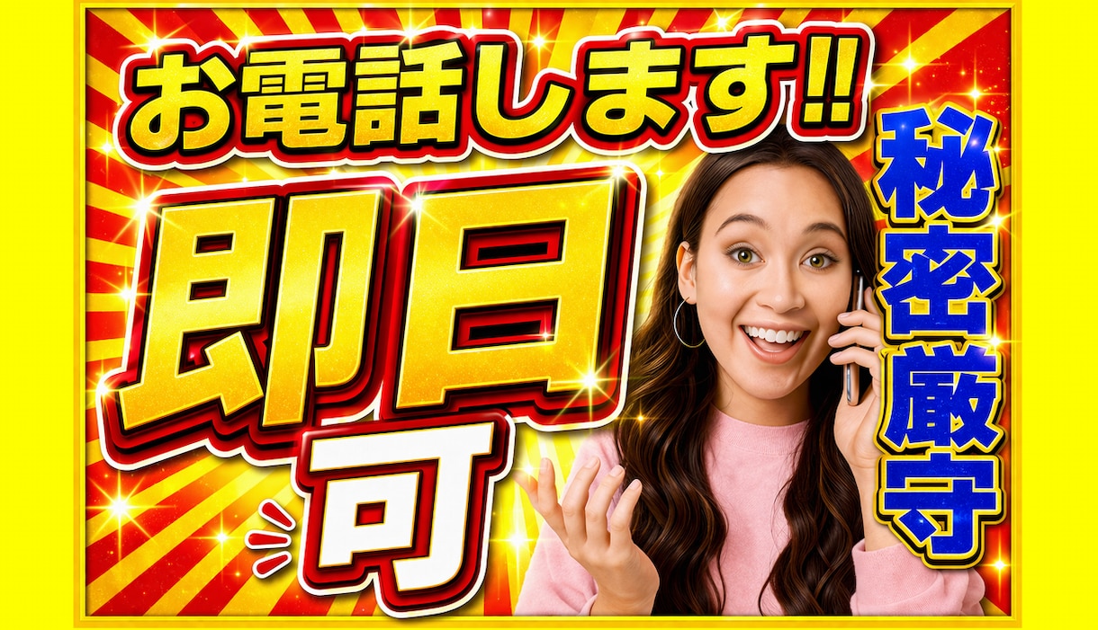 すぐOK★最安値★安心★女性がお電話代行します クレーム密告退職代行欠勤代行など様々な役でお電話代行します イメージ1