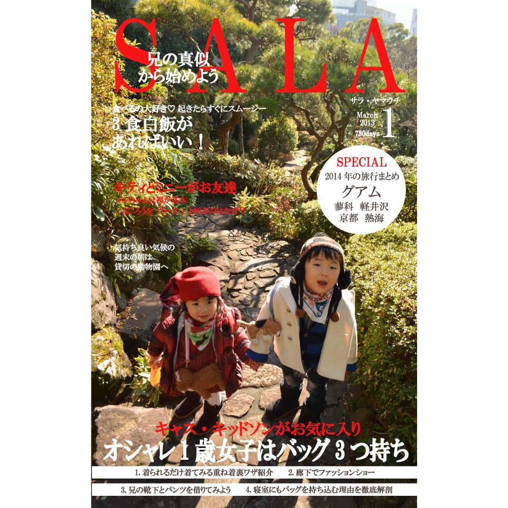 インパクトある年賀状。「雑誌の表紙風」作ります 表紙だけなの？中が読みたい！という声多数。雑誌表紙風年賀状。 イメージ4