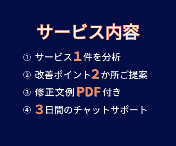 時間がない人向け！ココナラサービスページを整えます モニター価格！自分で考える時間を"節約"してみませんか？ イメージ2