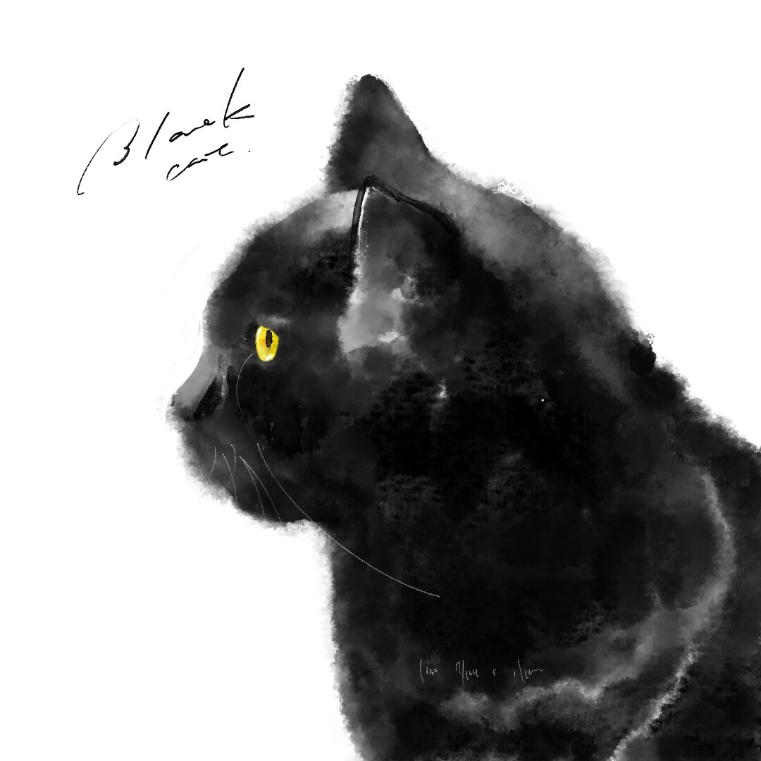 ふわふわなタッチで大切なペットをお洒落に描きます 大切なペット写真を、ポストカードサイズのイラストに仕上ます。 イメージ2