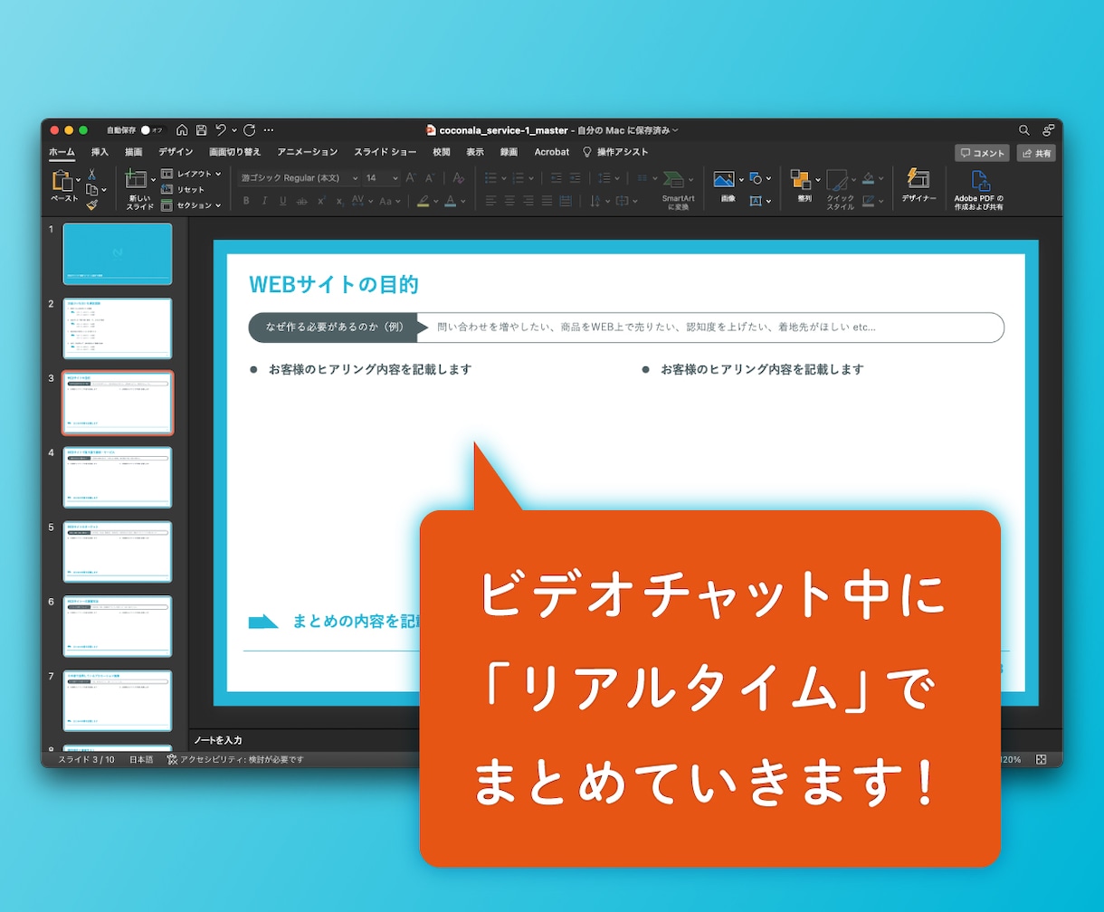 WEBサイトの目的とゴール設定を一緒に整理します 【突然作り始める前に】目的整理で意味あるWEBを作りましょう イメージ3