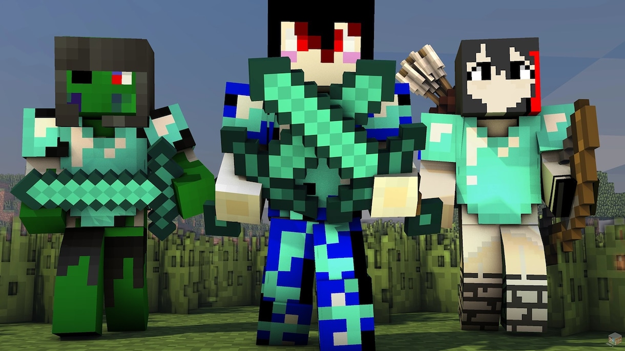 オリジナルのマイクラスキンを作ります 可愛い系のスキンを得意としています。 イメージ2