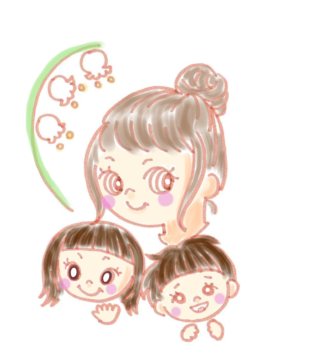 SNS用挿絵☆アイコンお描きします かわいい女の子やこどもの絵が得意！！ イメージ2