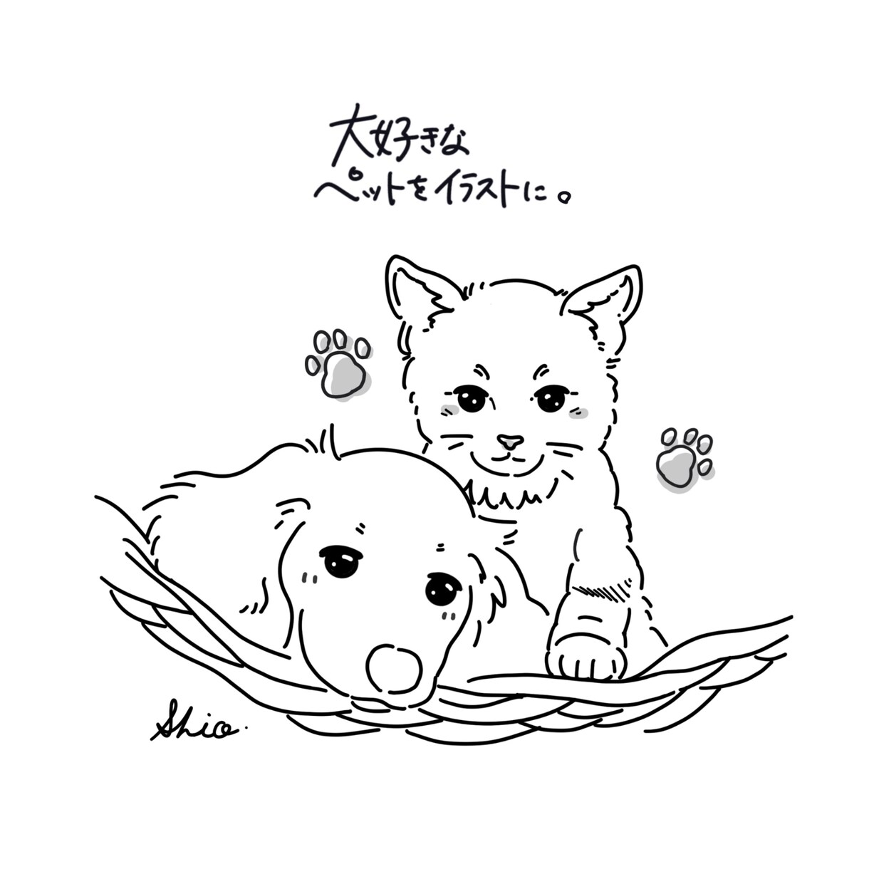 修正無制限★シンプルでお洒落なイラスト描きます SNSアイコンや、誕生日、記念日のギフトにいかがですか？ イメージ5