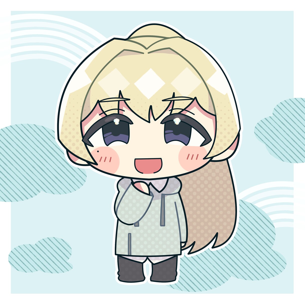 かわいいちびキャラお描きします ワンポイントに使える！かわいいちびキャラ・差分可 イメージ4
