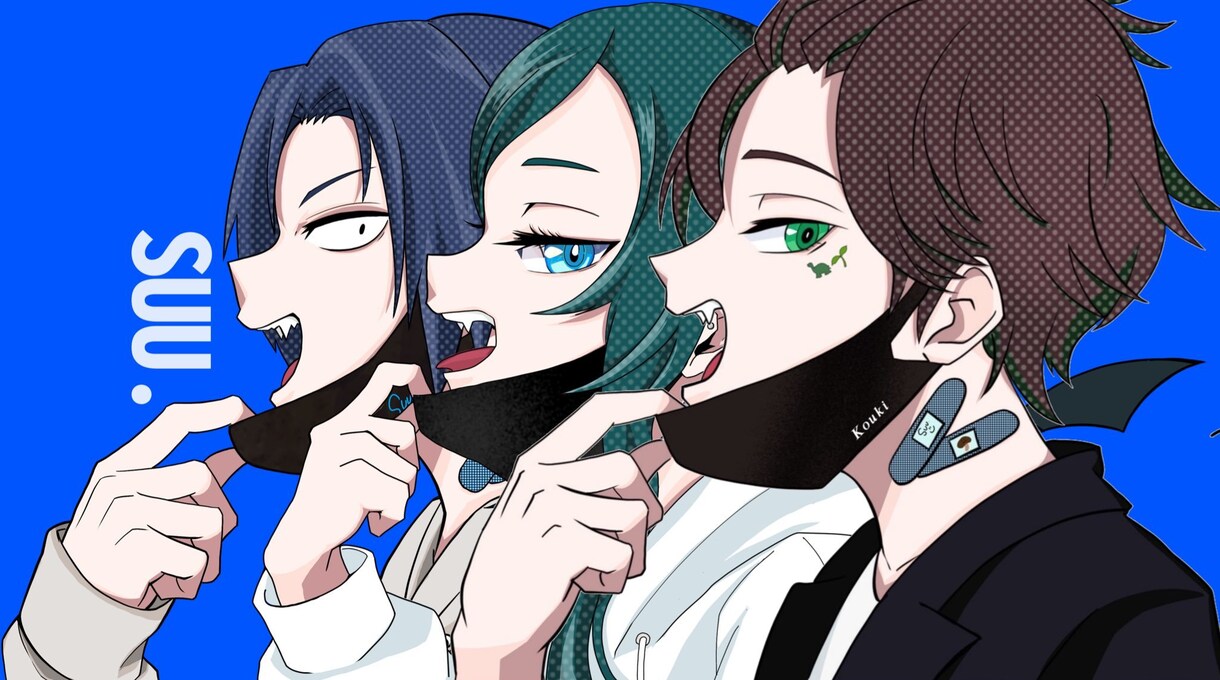 ヴァンパイア動画のイラストのお手伝いします あなたのキャラクターでイラスト描きます イメージ6