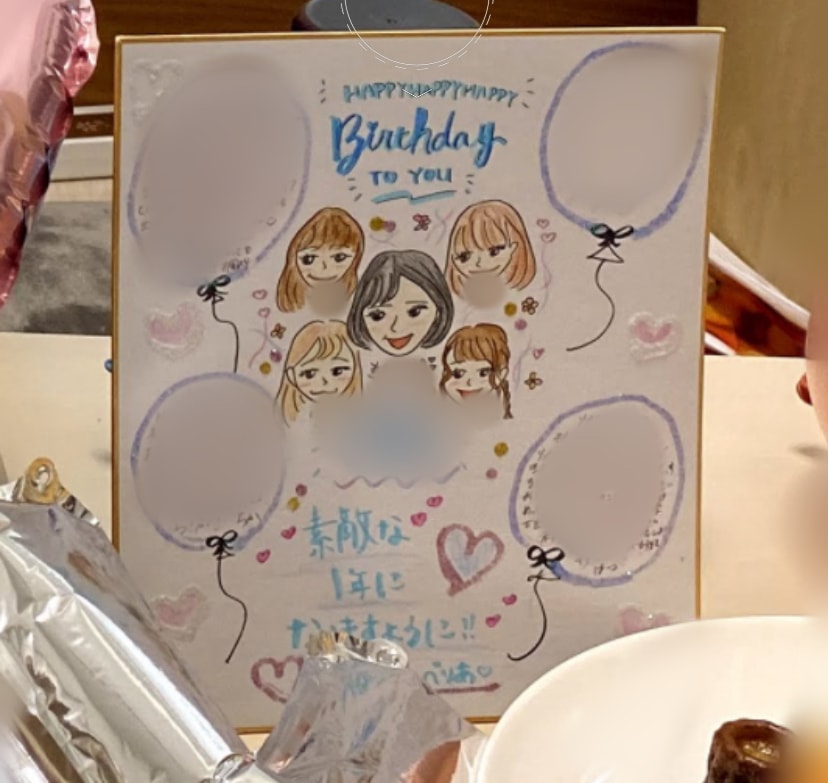 大切な記念日のオリジナル色紙を作成します プレゼント用の可愛い色紙を作成します！ イメージ4