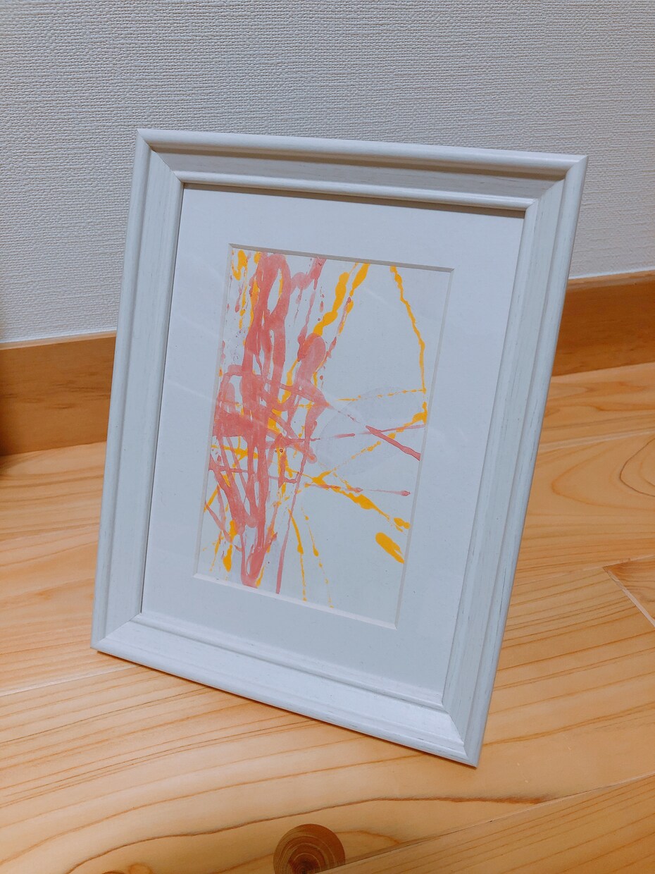 シンプルで小さな絵画を描きます ハガキサイズの小さな絵画です。どんな場所にも馴染みます。 イメージ3
