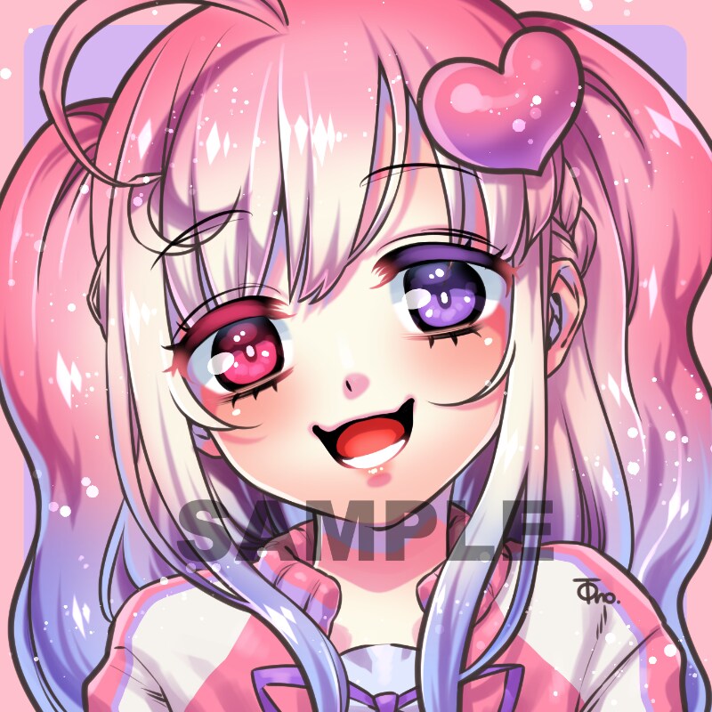 あなただけのアイコンお描きします キラキラなミニキャラでSNSに！ イメージ3