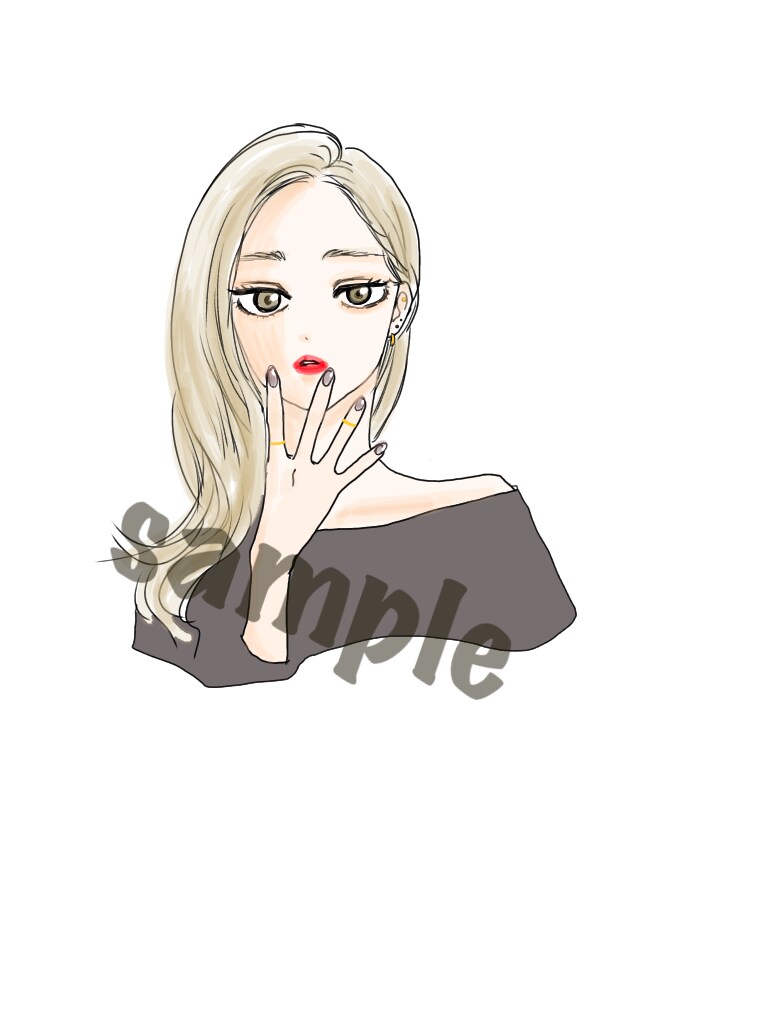 綺麗系、ふんわり可愛い系イラストお描きします 商用可！お写真を元に、イメージに合わせてお描きします。 イメージ6