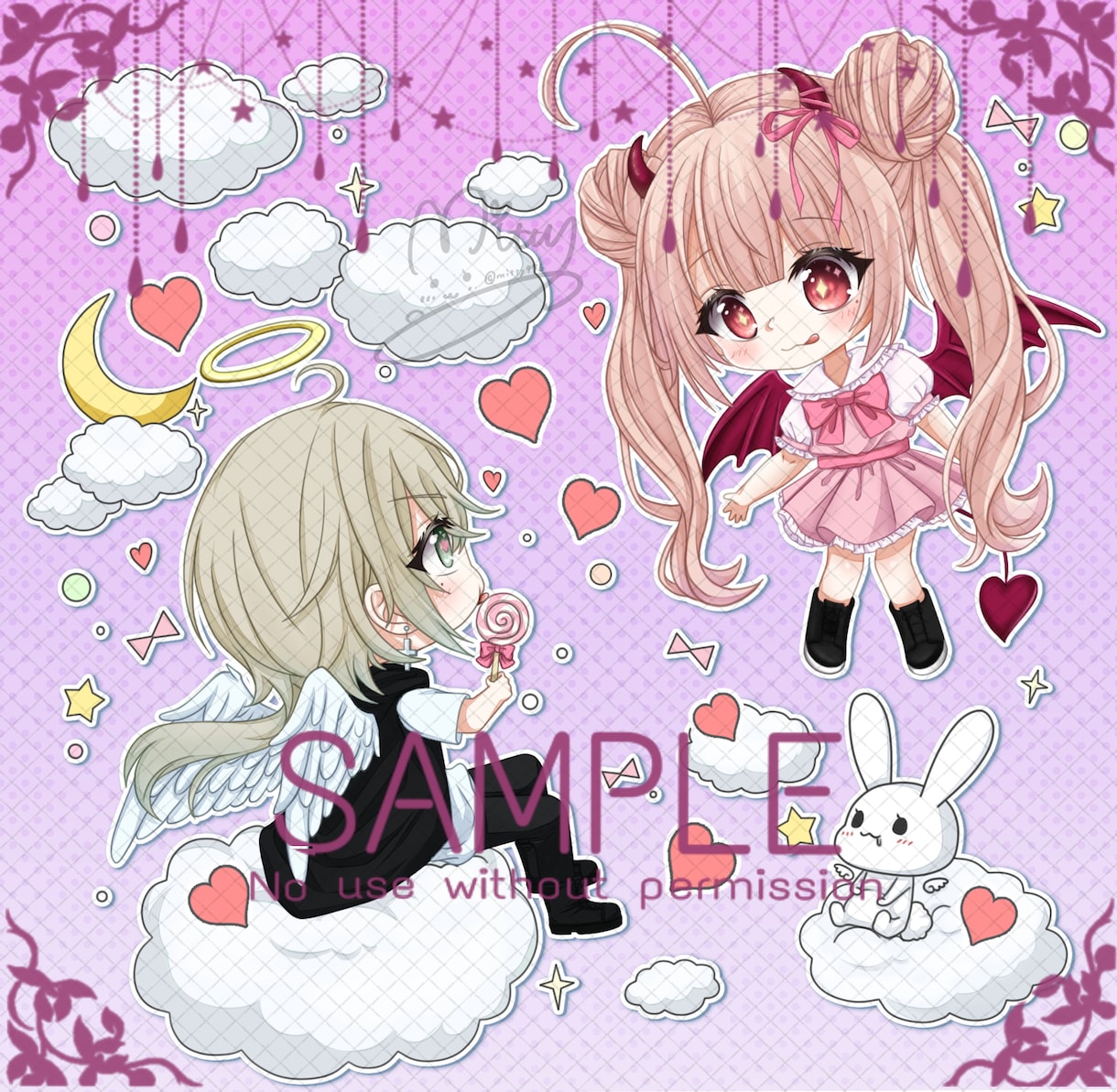 先着5名限定商用込み！もちかわなちびキャラ描きます サンプル作品募集中！商用利用込み特別価格 イメージ7