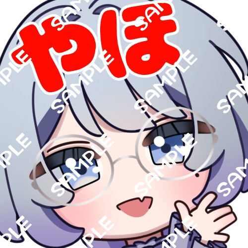 配信用のスタンプ・バッジイラストを作成いたします SDイラスト（バストアップ）、ゆるキャラ対応可能 イメージ2