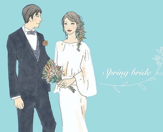 いただいたお写真からオリジナルのイラストを描きます ウェディングや思い出を素敵なイラストにしませんか？ イメージ5