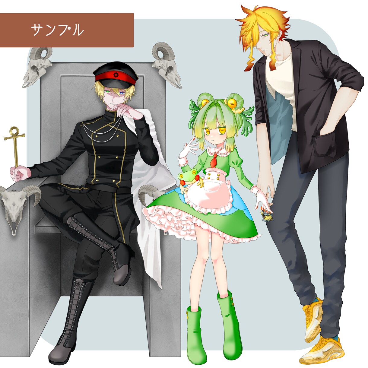 人外デザイン大歓迎！あなたの立ち絵を制作します スポニチ×東方コミケコラボ担当イラストレーターが制作します！ イメージ4
