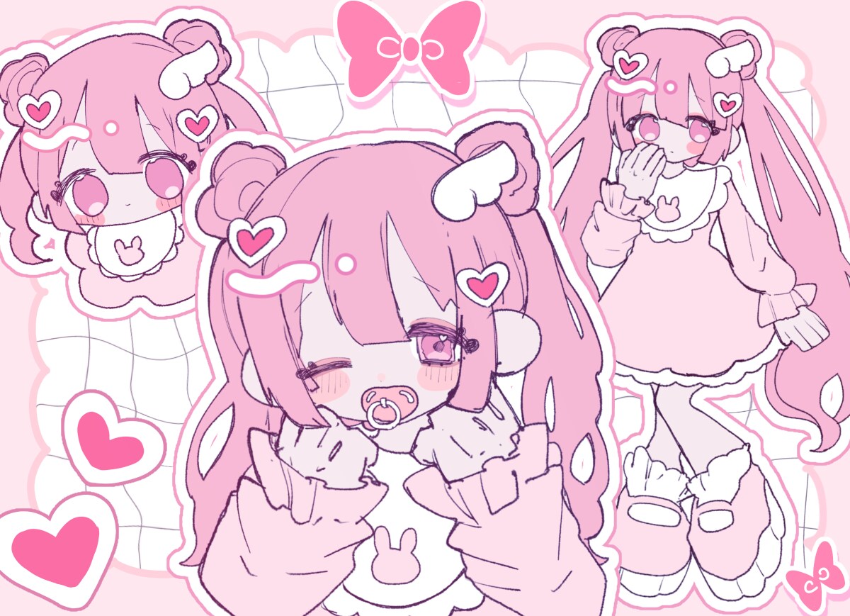 商用利用OK・簡易量産絵ふわふわばぶちゃん描きます 画像のような簡易詰め込みイラストを低価格で作成！ イメージ4