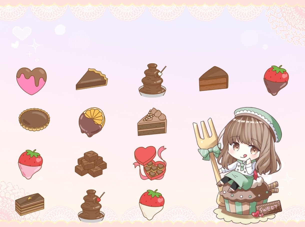 Simeji背景作ります キーボードアプリのSimejiで使えます イメージ3
