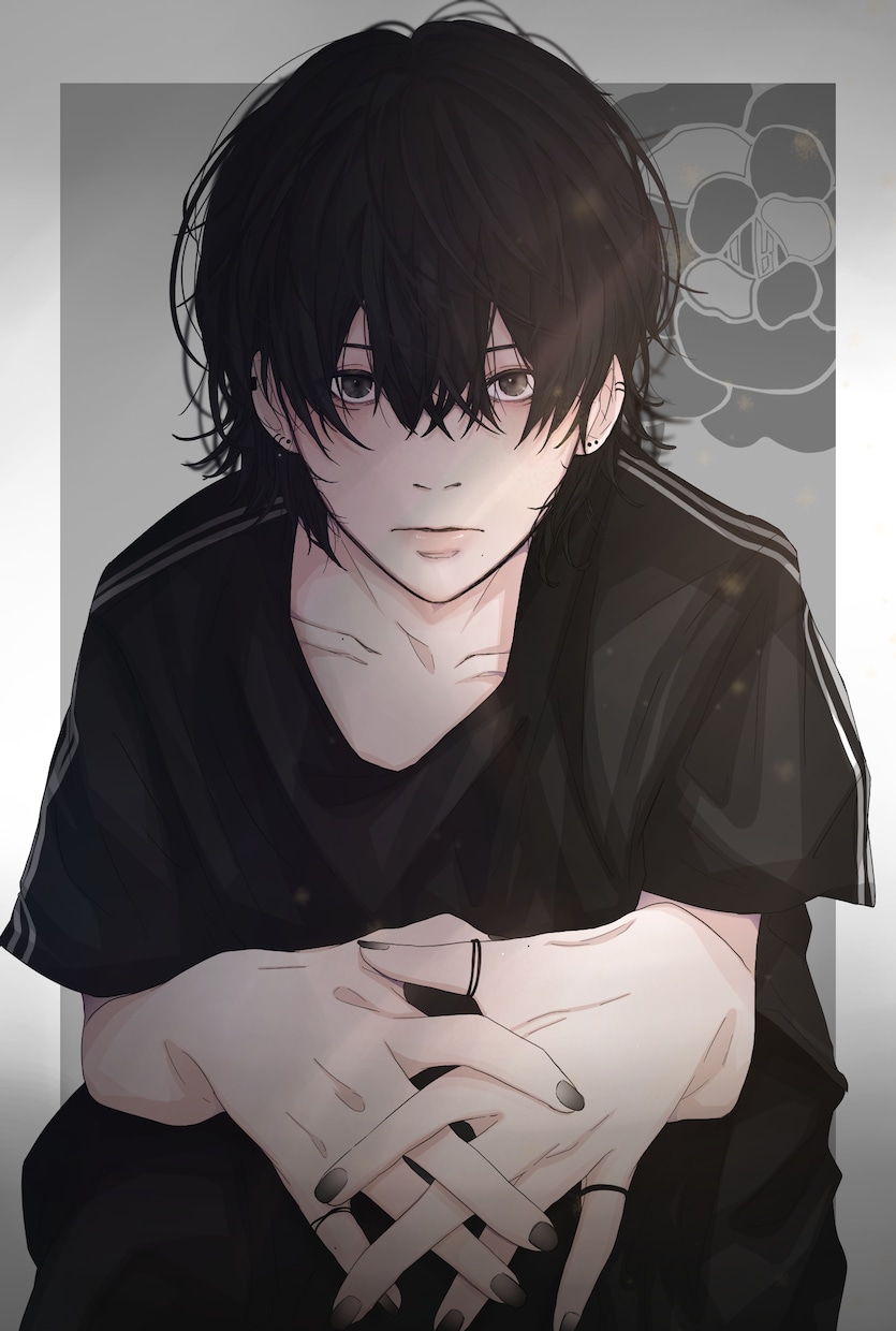 かっこよくてかわいい、男性、女性イラストお描きます 歌ってみた、アイコン、一枚絵、配信など幅広く！ イメージ4