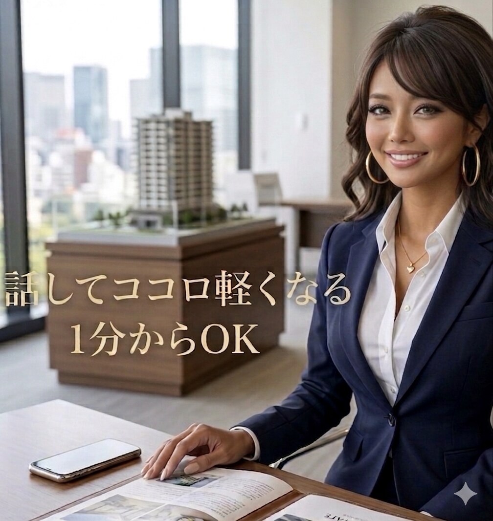 不動産女子専用　ココロの本音　そっと受け止めます 不動産業のリアルを知る私が、気持ちの負担をスッと軽くします イメージ1