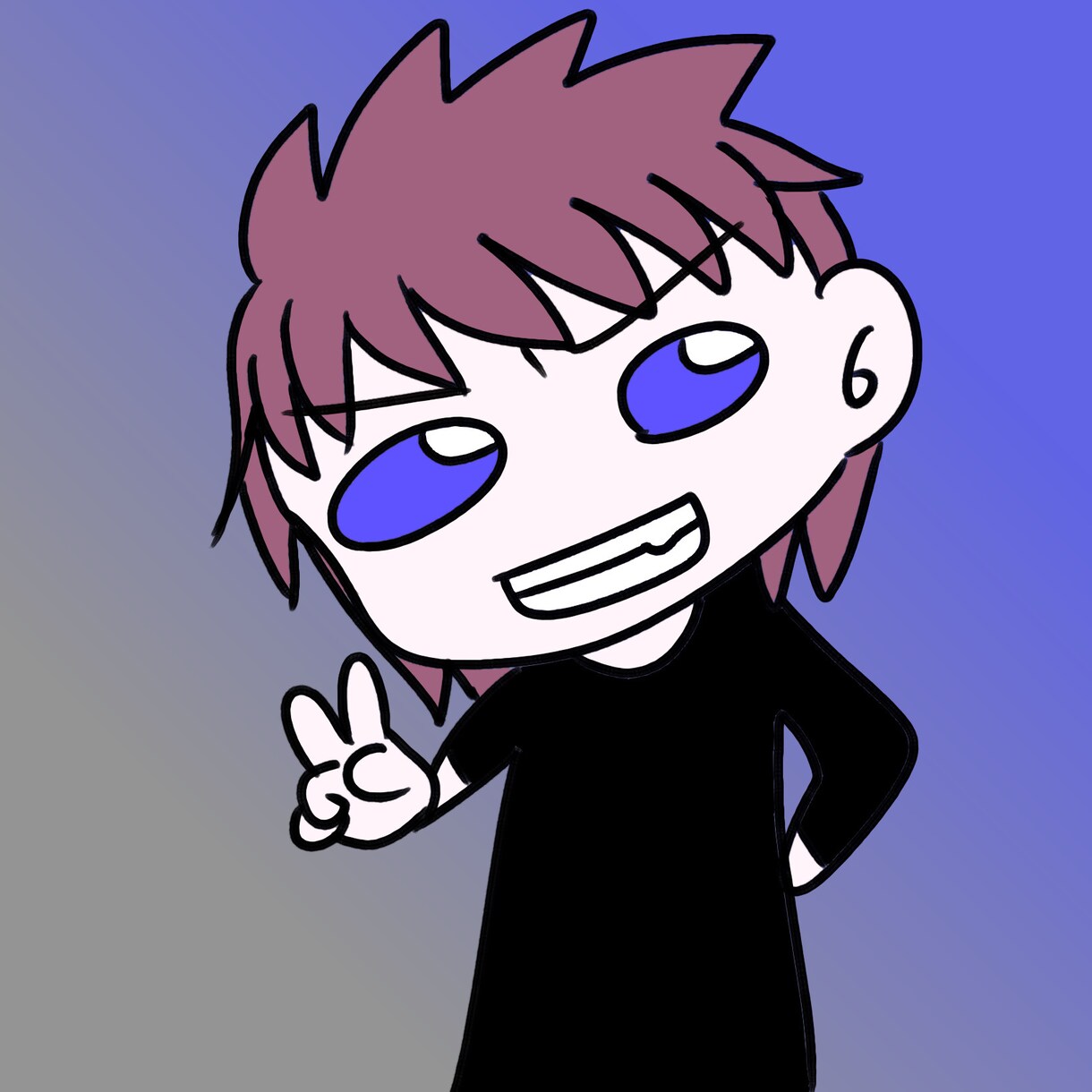作業開始してから数分でちび似顔絵描きます 参考にした画像からまさかの数分！？ イメージ1