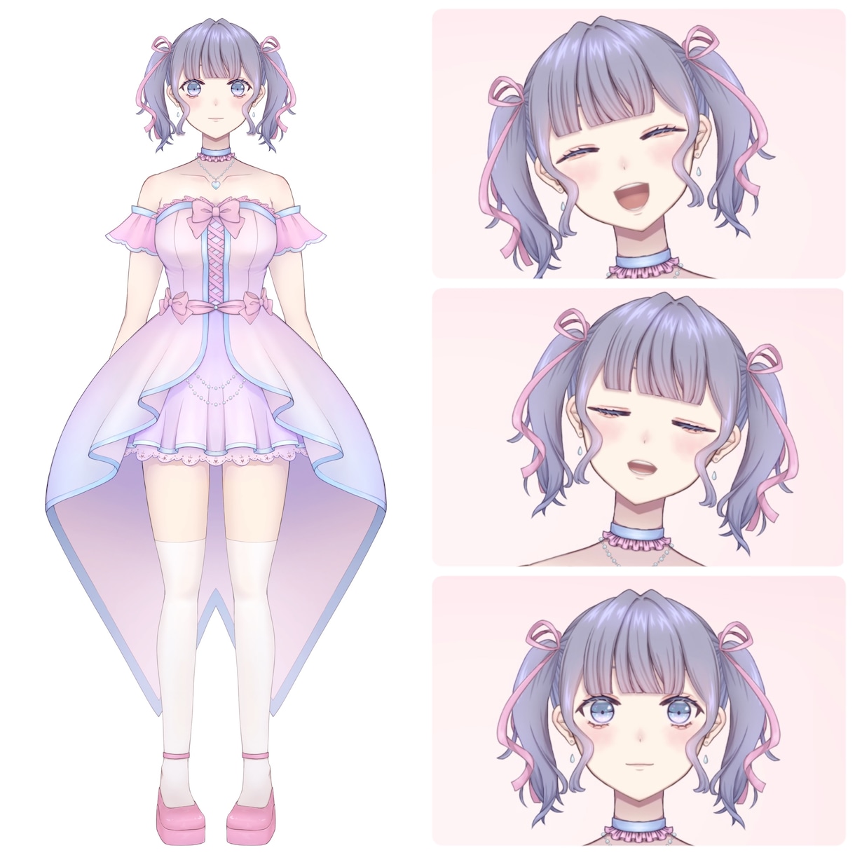 Vtuber 全工程制作します 男女キャラどちらもOK！このお値段で全てお作りします！ イメージ3