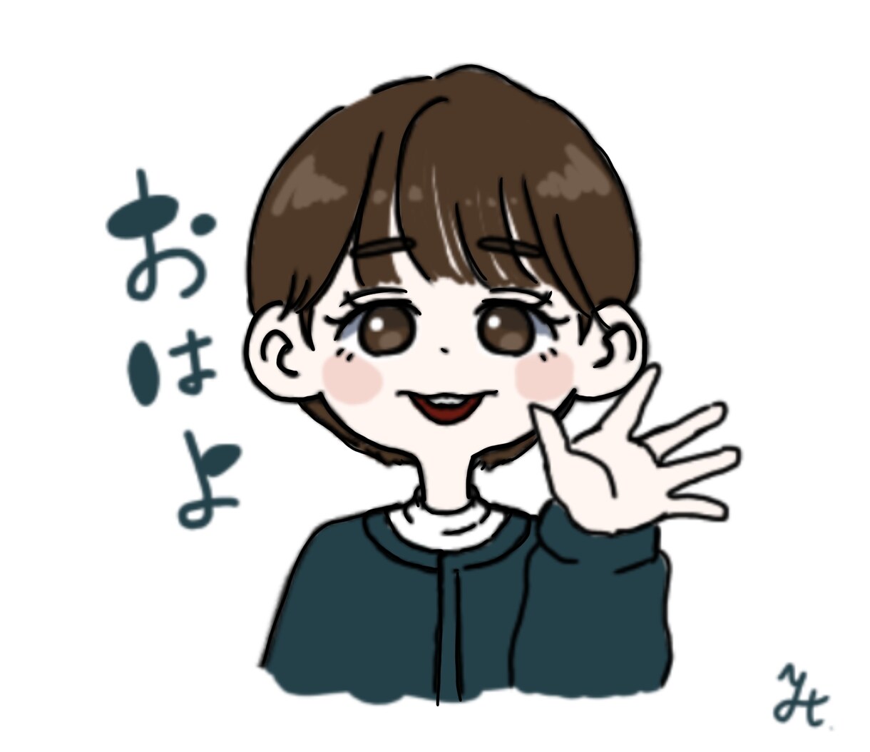 ゆるいイラスト描きます 御要望に沿ってゆるくて可愛いイラスト制作します！ イメージ2