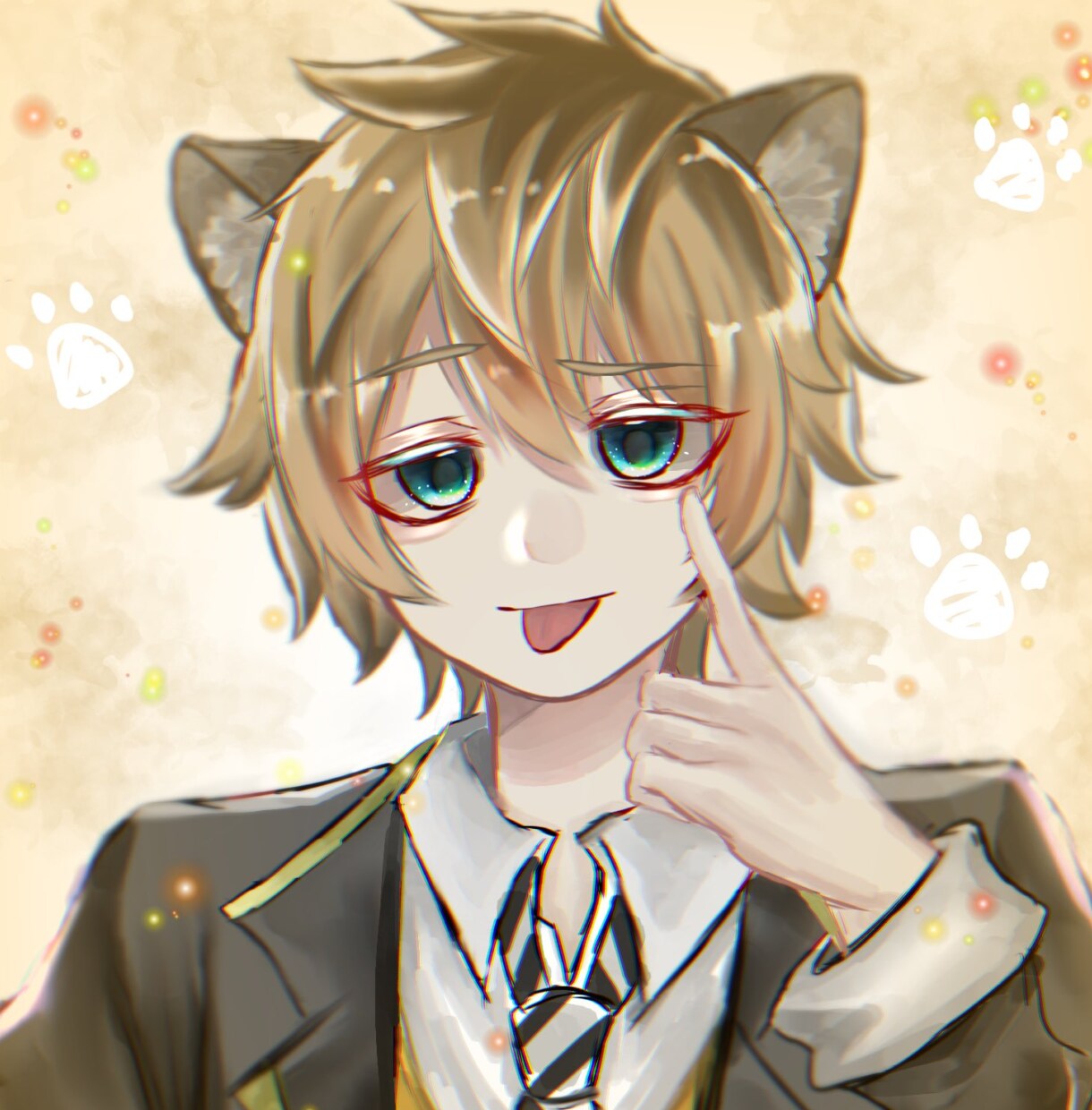 Twitter等のSNSアイコン作成します キラキラしたイラストが得意です！ イメージ1