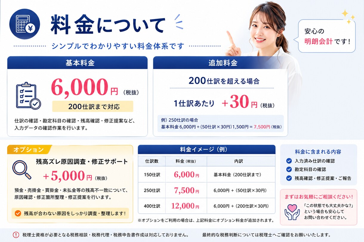 その仕訳、本当に大丈夫？会計データ確認します 会計事務所24年！仕訳ミスを素早く確認 イメージ3