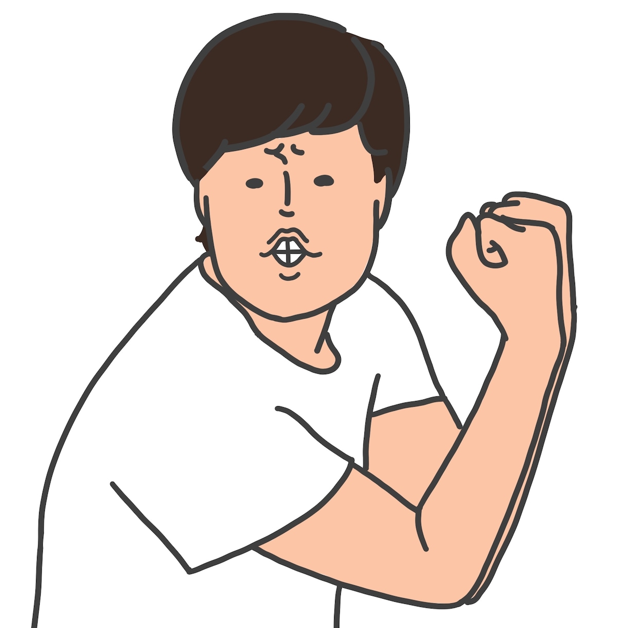 商用利用可！シンプルではっきりした似顔絵を描きます 特徴をとらえた似顔絵を。色や表情の追加も可能です イメージ3