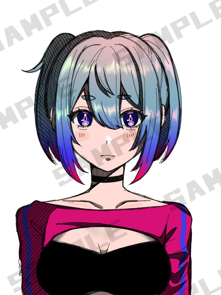 一枚絵、立ち絵、アイコンなどのイラストを提供します キャラクターデザインなどもお任せください！ イメージ6