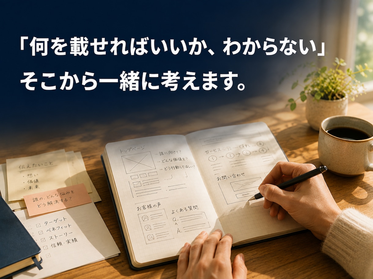 開業・新規事業のLPを1〜2週間で制作します Webが初めての方へ。専門用語なしで、公開まで伴走します イメージ5