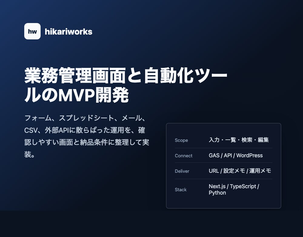 スプレッドシート業務をAIで自動化します GAS実務7年。AI処理を1行から動くテンプレ付 イメージ1