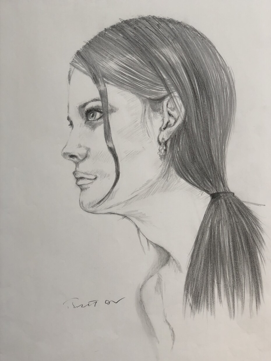 動物や人物画を描いています 愛するペットや人物画を印象的に描きます。 イメージ7