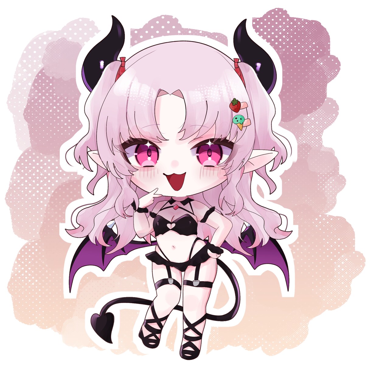 SDキャラ制作ふわかわデフォルメキャラ描きます 可愛いSDキャラを描きます｜SNSアイコン、ショートに◎ イメージ3