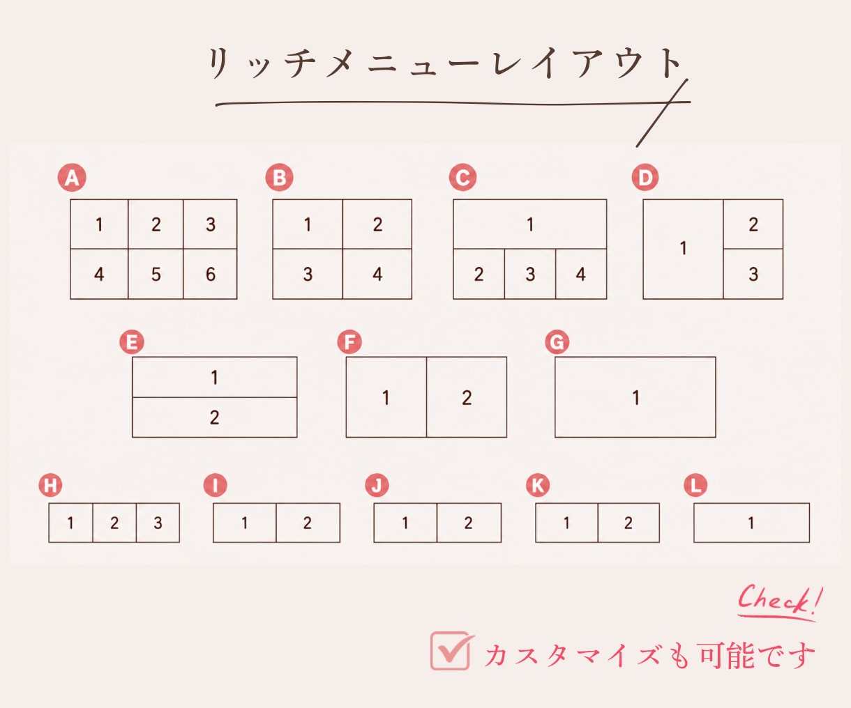 集客につながるLINEリッチメニューを作成します LINEから予約・お問い合わせにつながる導線をデザインします イメージ9