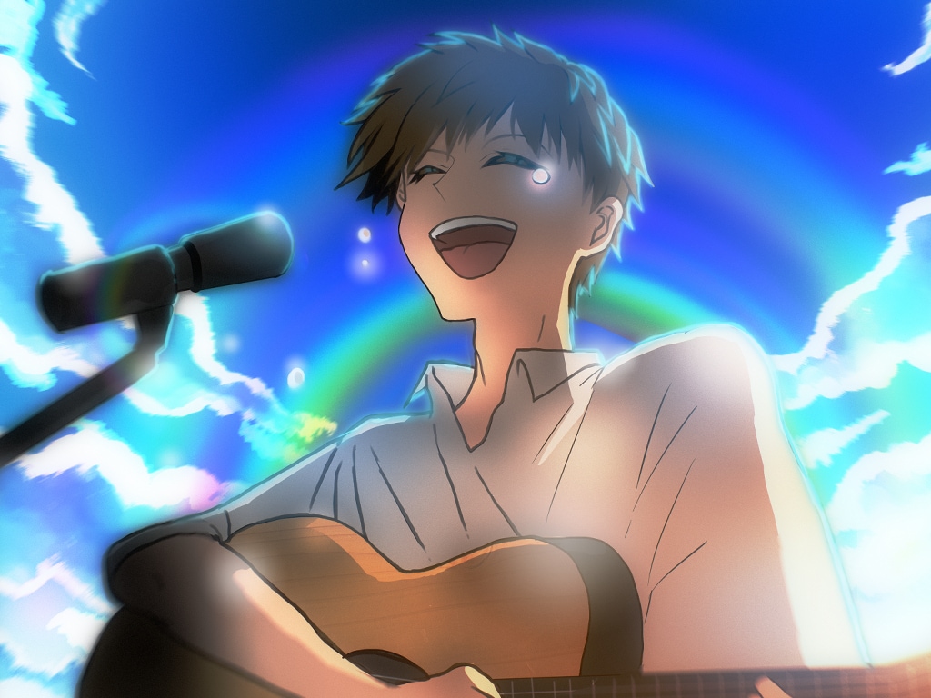 イラスト1枚と歌詞入りの簡単なMV作成します 【商用可】イラスト1枚、歌詞込み、10,000円～ イメージ1