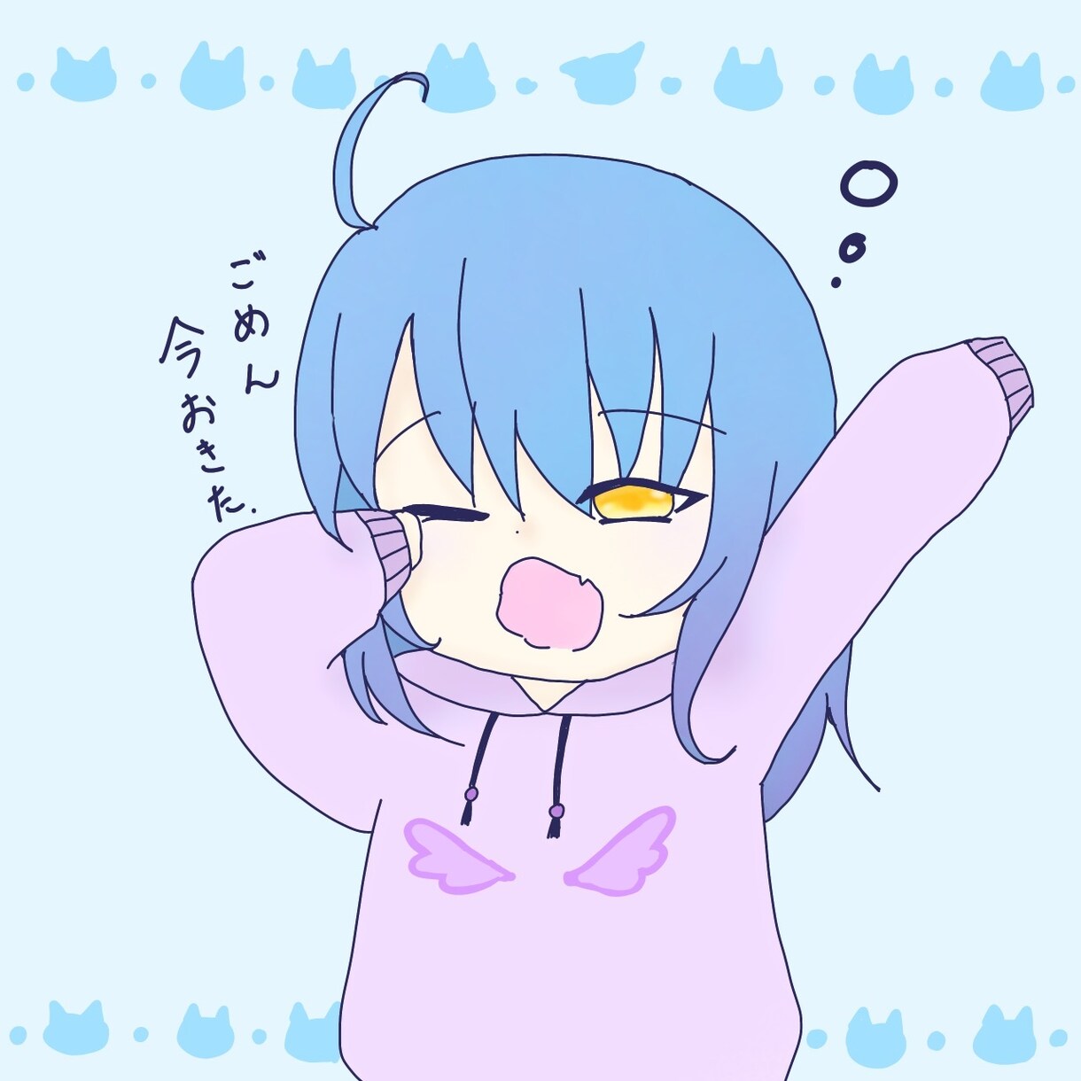 ゆるっとかわいい女の子のアイコンを描きます 配信やSNSのアイコンをゆるかわにしませんか？ イメージ4