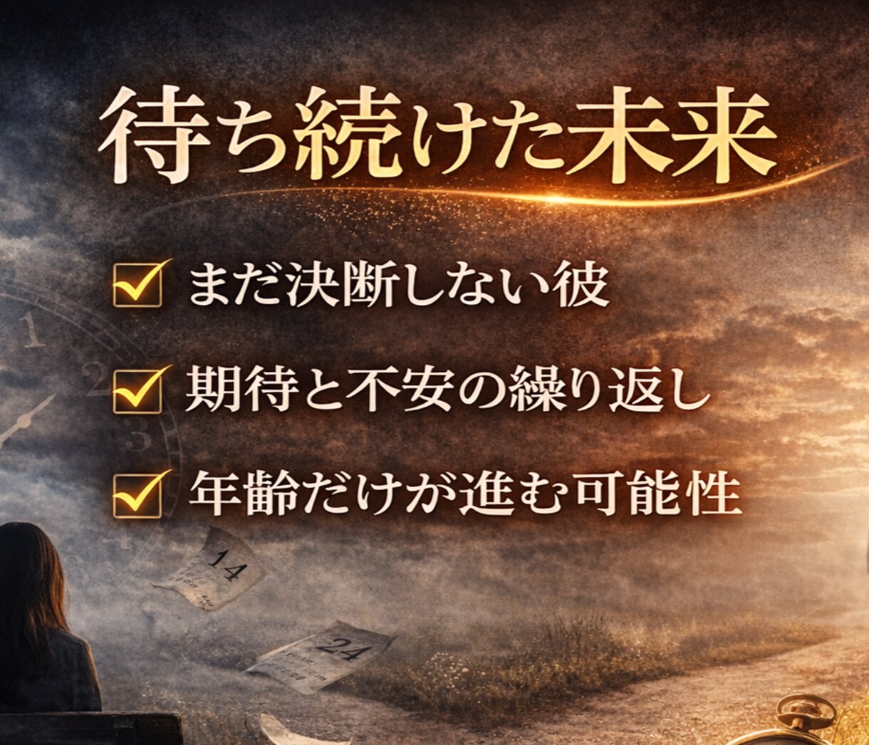 待つ？別れる？彼との未来を視ます 決断を間違える前に知るべきこと イメージ4