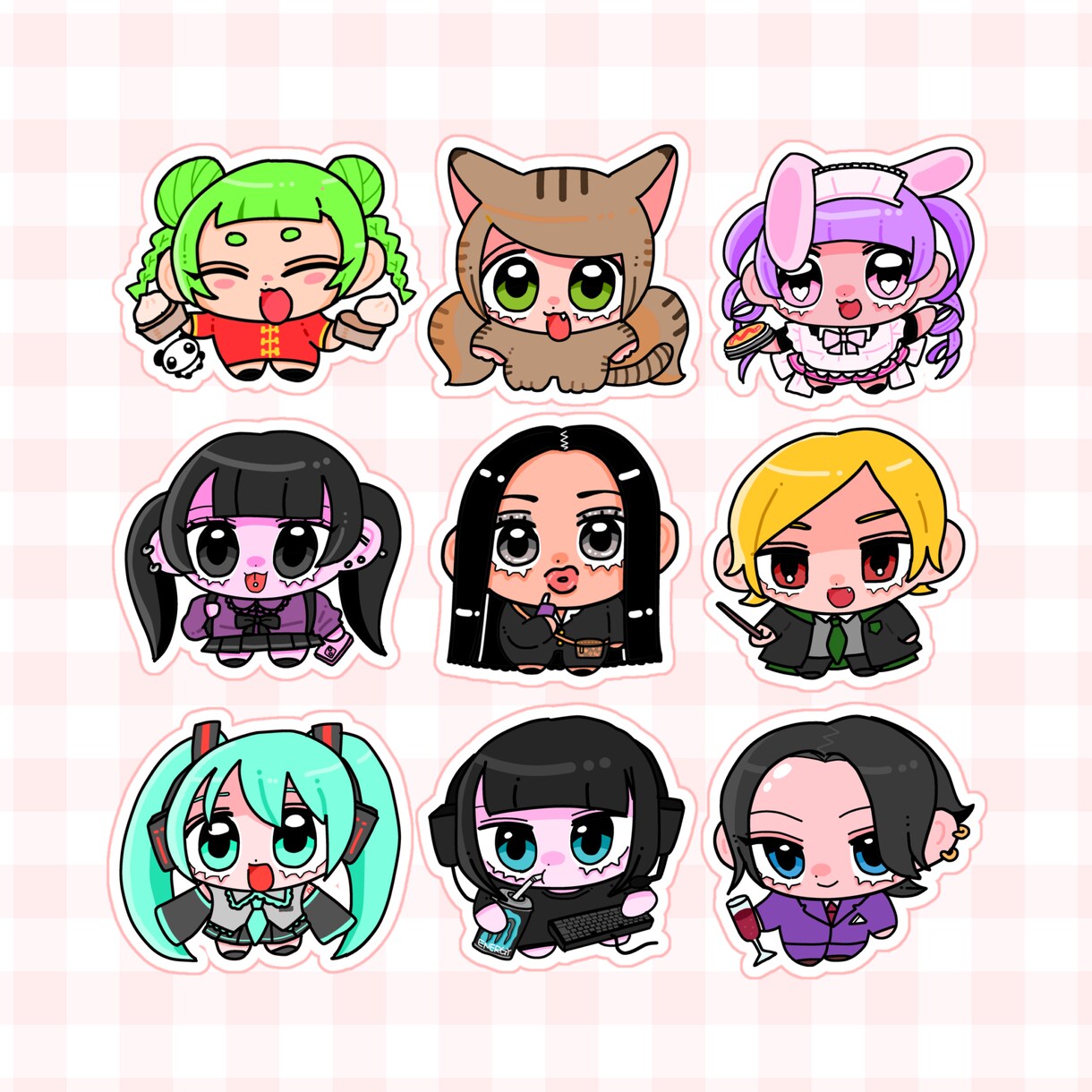 最短即日！ミニキャラ描きます アイコンや似顔絵、スタンプやグッズ制作などに！ イメージ2