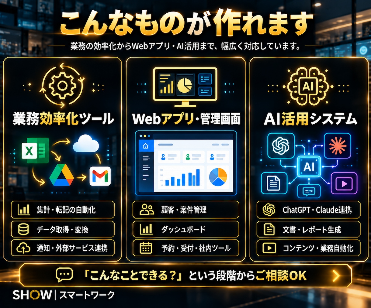 ClaudeCodeで業務ツールを爆速開発します AI駆動開発で、低価格・スピード対応を実現 イメージ5