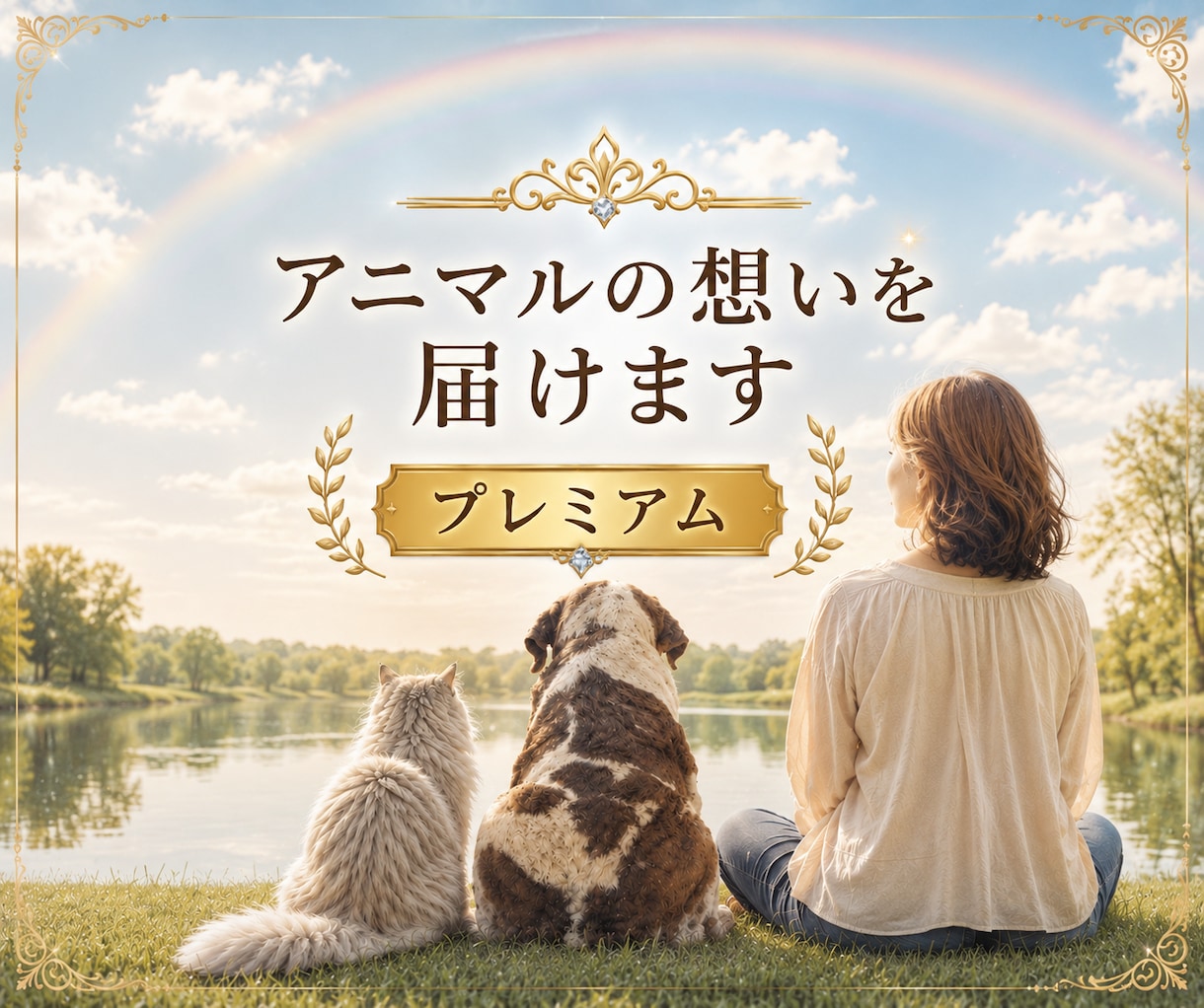 お空へ行った動物たちをさらにナビゲートしてゆきます 生まれかわって またあなたと出会える旅のお手伝いをします イメージ1