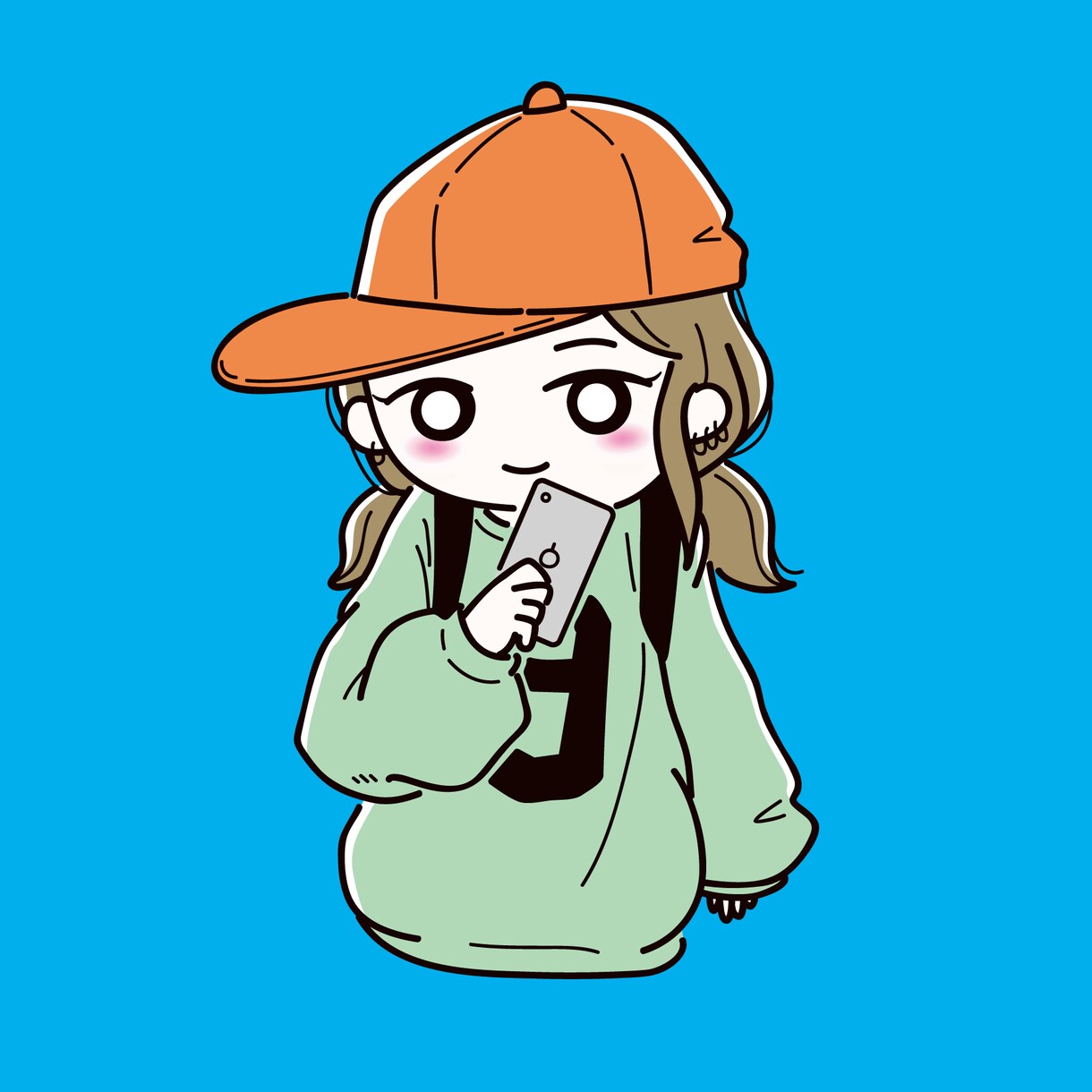ゆるくて可愛いポップなSNSアイコン描きます 何に使ってもOK！あなただけのオリジナルイラスト作ります！ イメージ3