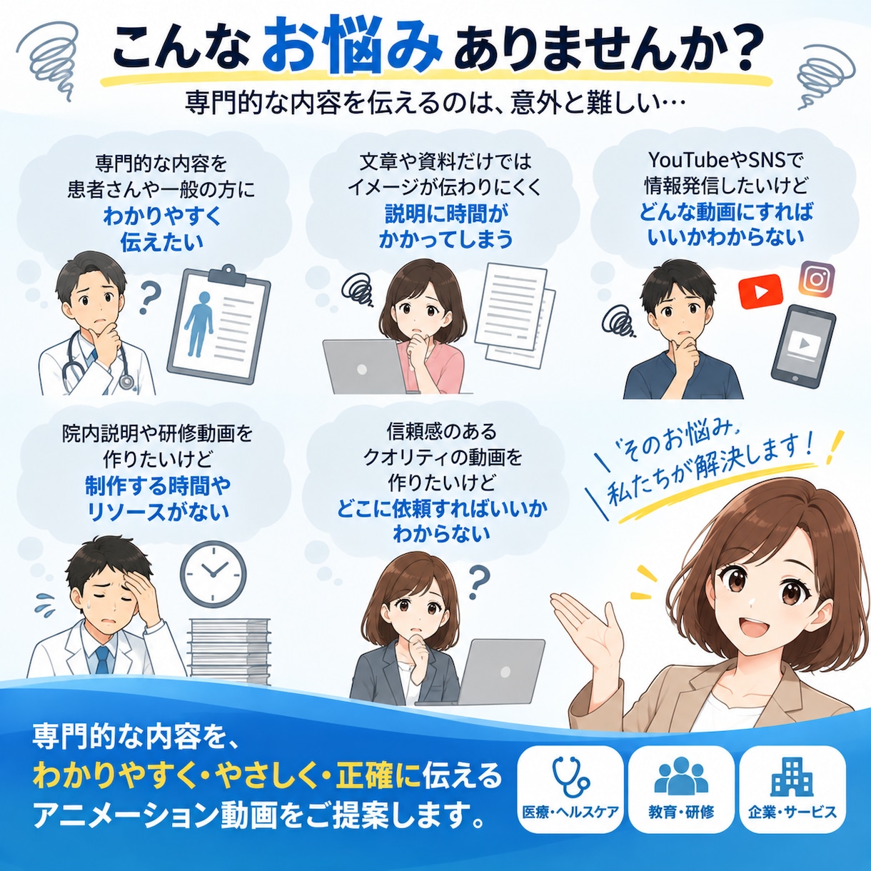 医療・専門分野の解説動画を制作します 医療・専門分野の解説動画を制作します イメージ4