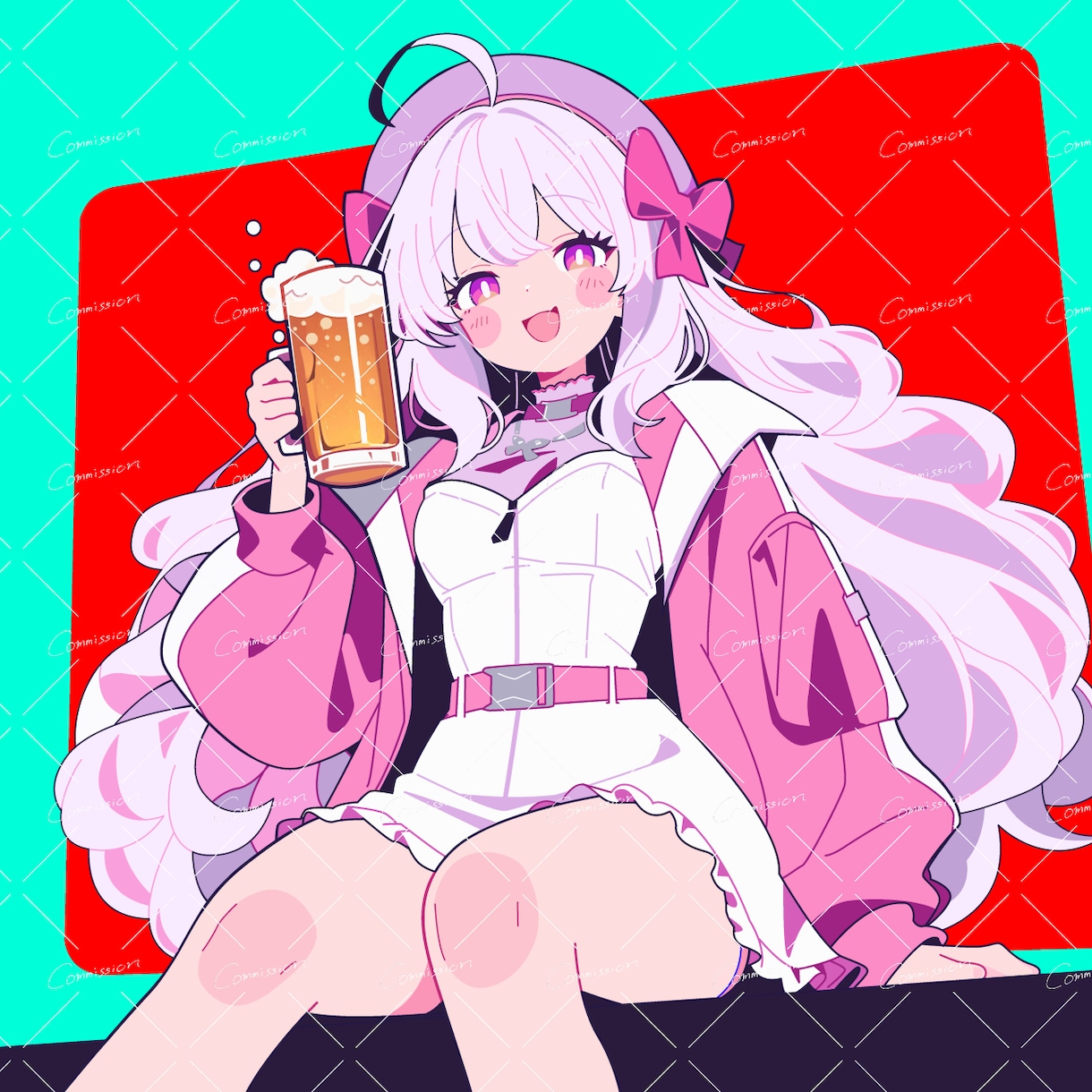 POPで可愛い雰囲気のイラスト制作します SNS・Vtuber向けに魅力的なイラストをご提供 イメージ4