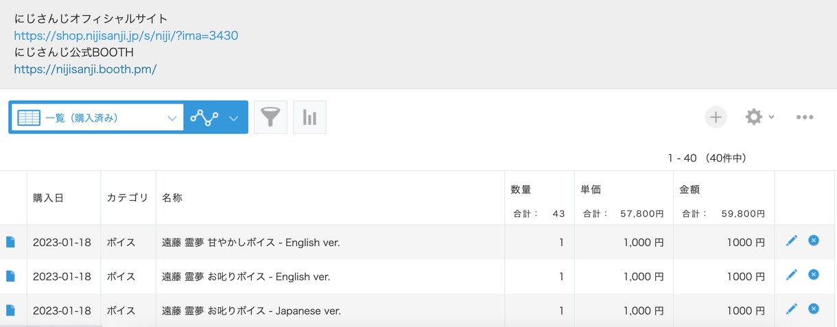 アイドルやVtuberの推し活専用アプリ作ります kintoneで推しのすべてを一元管理 イメージ2